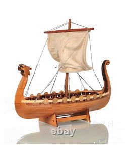 Modèle de Longboat Drakkar Viking - 12,5 pouces