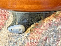 Modèle de Voilier en Bois VTG LG Yacht de Bassin Décoration Nautique 22 Pouces de Haut Pesé