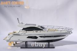 Modèle de bateau 17 AZIMUT 43 - Modèle de navire Azimut Atlantic 43 de 43 cm