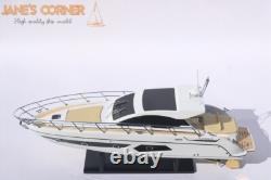 Modèle de bateau 17 AZIMUT 43 - Modèle de navire Azimut Atlantic 43 de 43 cm