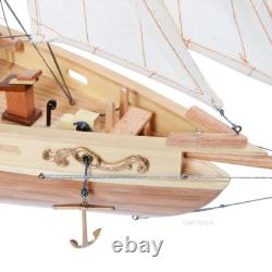 Modèle de bateau Bluenose II entièrement assemblé