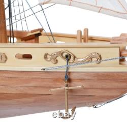 Modèle de bateau Bluenose II entièrement assemblé