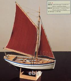 Modèle de bateau Corel SM43 SLOUP bateau de pêche français échelle 1:25