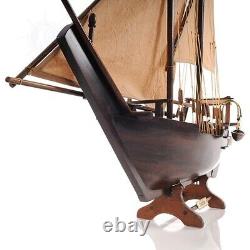Modèle de bateau DHOW moyen en bois fait main, entièrement assemblé
