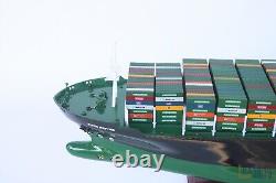 Modèle de bateau EVERGREEN Container de 103 cm avec lumières, modèle de bateau en bois à vendre