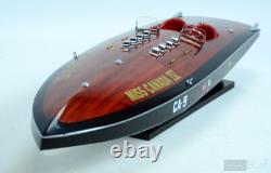 Modèle de bateau Miss Canada III. Modèle de bateau 31,5? Modèle de bateau en bois.