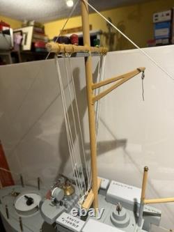 Modèle de bateau PT de la marine américaine en bois de l'époque de la Seconde Guerre mondiale, art populaire, 27 pouces de long