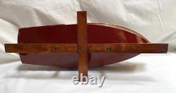 Modèle de bateau Runabout en acajou Authentic Models, boîte d'origine