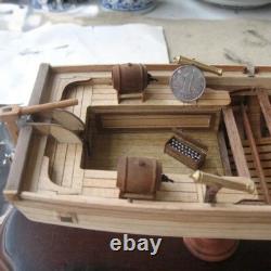 Modèle de bateau à l'échelle 1/36 Kit de montage de voilier en bois DIY