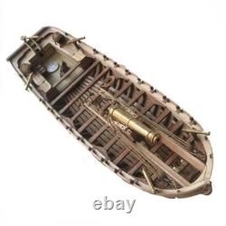 Modèle de bateau à l'échelle 1/36 Kit de montage de voilier en bois DIY