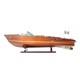 Modèle De Bateau à Moteur Riva Aqurama En Bois Massif Peint à La Main, Couleur Bois Brun, Vitesse Moyenne.
