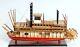 Modèle De Bateau à Roues à Aubes Du Fleuve Mississippi Entièrement Assemblé King Mississippi