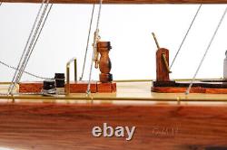 Modèle de bateau à voile Endeavour Small de 24 pouces en bois neuf replica