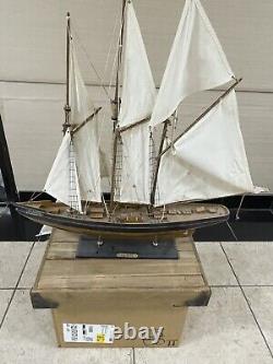 Modèle de bateau à voile en bois fait à la main 1110 Atlantic - Cadeau d'anniversaire spécial 24L