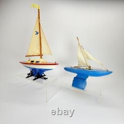 Modèle de bateau à voile vintage Seifert-Boot en bois fabriqué en Allemagne/Angleterre