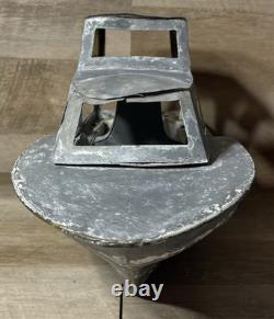 Modèle de bateau croiseur en bois et en zinc vintage 22 L