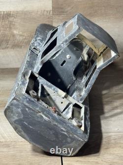 Modèle de bateau croiseur en bois et en zinc vintage 22 L