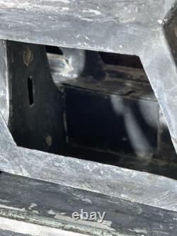 Modèle de bateau croiseur en bois et en zinc vintage 22 L