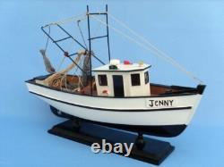 Modèle de bateau de crevettes Jenny en bois Forrest Gump 16