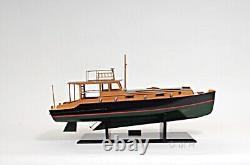 Modèle de bateau de pêche 'Pilar' - Décoration nautique en bois de 27,5 pieds d'Ernest Hemingway