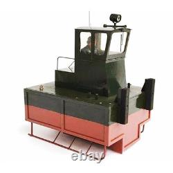 Modèle de bateau de sauvetage en bois télécommandé, remorqueur DIY, kit de modèle de navire fait main