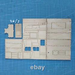 Modèle de bateau de sauvetage en bois télécommandé, remorqueur DIY, kit de modèle de navire fait main