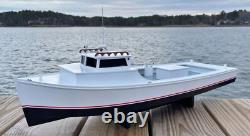 Modèle de bateau de travail Deadrise de la baie de Chesapeake, cockpit ouvert, V2 (woc2) Livraison gratuite