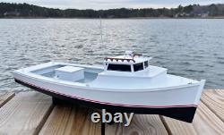 Modèle de bateau de travail Deadrise de la baie de Chesapeake, cockpit ouvert, V2 (woc2) Livraison gratuite