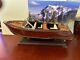 Modèle De Bateau De Vitesse En Bois De Style Vintage Chris Craft Des Années 40/50, 14 Pieds