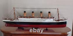 Modèle de bateau en bois 31 RMS Titanic Modèle de navire RMS Titanic