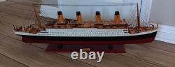 Modèle de bateau en bois 31 RMS Titanic Modèle de navire RMS Titanic