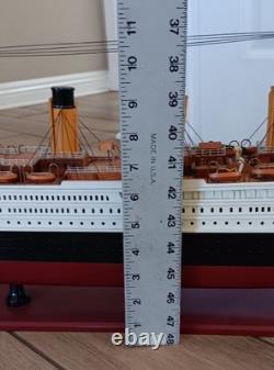 Modèle de bateau en bois 31 RMS Titanic Modèle de navire RMS Titanic