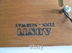 Modèle de bateau en bois AUSTI demi-coque vintage TINN NORVÈGE 31 1/2 BSMT