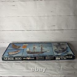 Modèle de bateau en bois Billing Boats Mayflower No. 801 complet, boîte ouverte, échelle 1:160