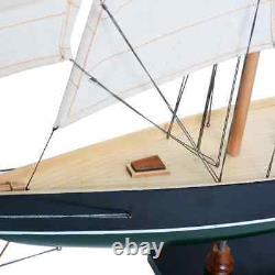Modèle de bateau en bois 'Pen Duick' Irlandais Grand voilier exposé Yacht Décor nautique