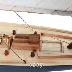Modèle de bateau en bois 'Pen Duick' Irlandais Grand voilier exposé Yacht Décor nautique