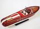 Modèle De Bateau En Bois Riva Aquarama 21 Large (53 Cm) Entièrement Assemblé Rouge