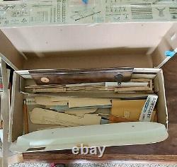 Modèle de bateau en bois SCIENTIFIQUE Vintage Robert E. Lee KIT de maquette de bateau ouvert Voir les photos