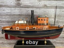 Modèle de bateau en bois Tugboat River Rat 18x 6x 12
