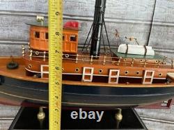Modèle de bateau en bois Tugboat River Rat 18x 6x 12