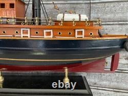 Modèle de bateau en bois Tugboat River Rat 18x 6x 12