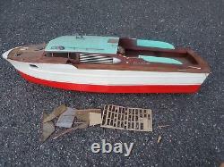 Modèle de bateau en bois Vintage 31 Chris Craft Speed Boat