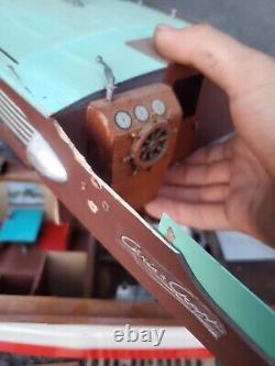 Modèle de bateau en bois Vintage 31 Chris Craft Speed Boat