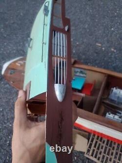 Modèle de bateau en bois Vintage 31 Chris Craft Speed Boat