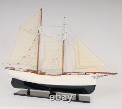 Modèle de bateau en bois WanderBird de 38 pouces, réplique du navire du musée