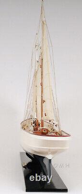 Modèle de bateau en bois WanderBird de 38 pouces, réplique du navire du musée