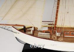 Modèle de bateau en bois WanderBird de 38 pouces, réplique du navire du musée