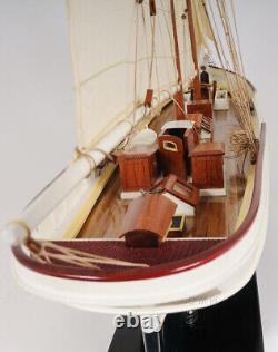 Modèle de bateau en bois WanderBird de 38 pouces, réplique du navire du musée