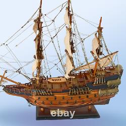 Modèle de bateau en bois Wasa (Vasa) de grand voilier 22,8 modèle de navire de guerre suédois fait main