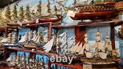 Modèle de bateau en bois Wasa (Vasa) de grand voilier 22,8 modèle de navire de guerre suédois fait main